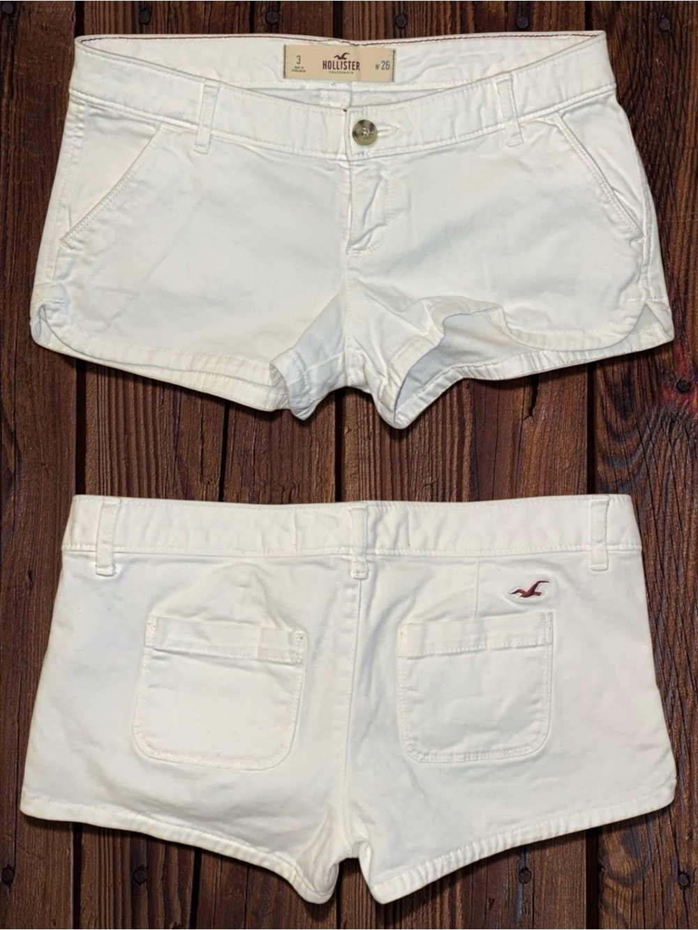 Hollister Y2K  Low Rise Micro Shorts